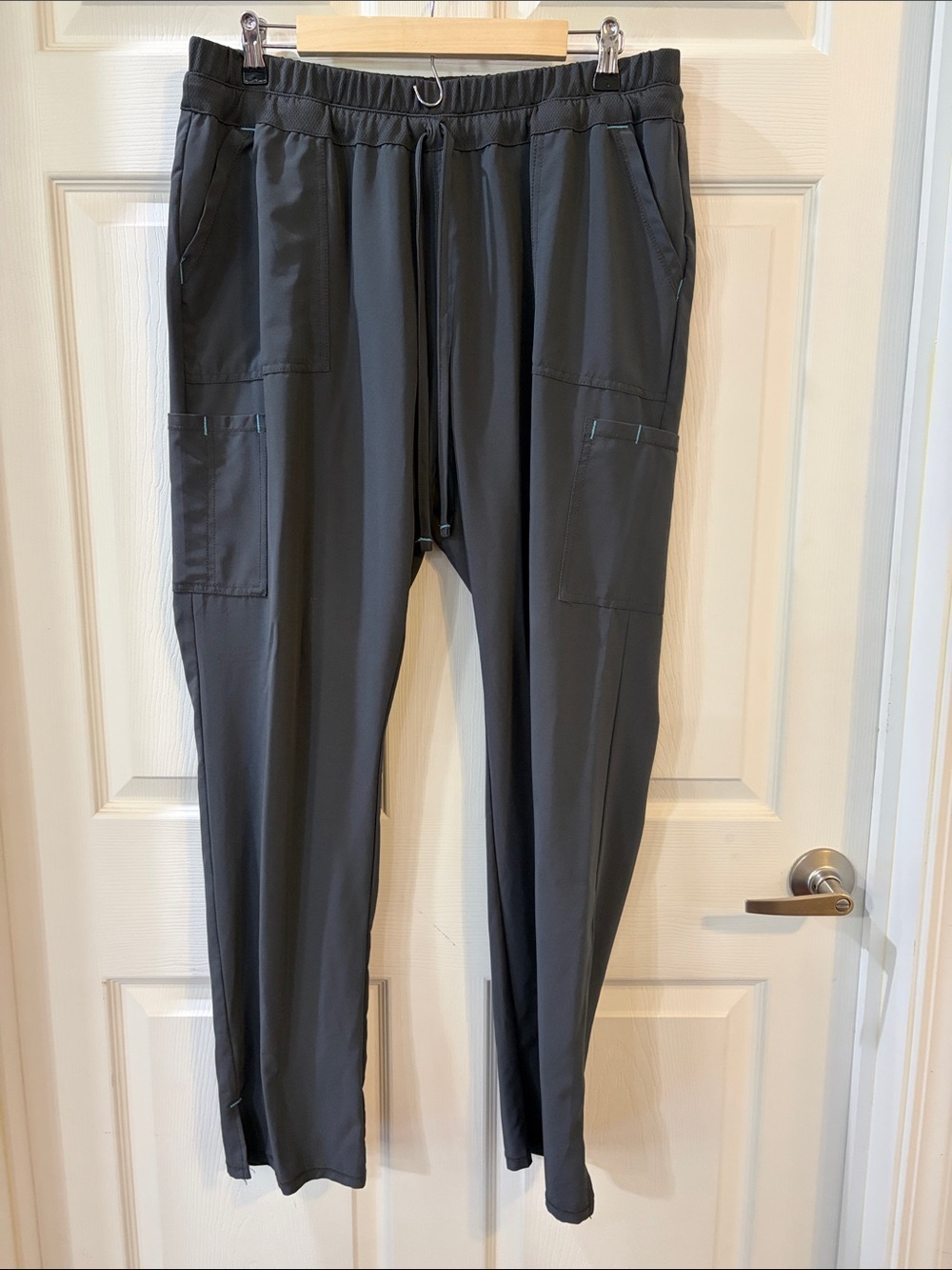 Scrubstar Antimicrobial Women’s Pewter Drawstring Medical Uniform Pants